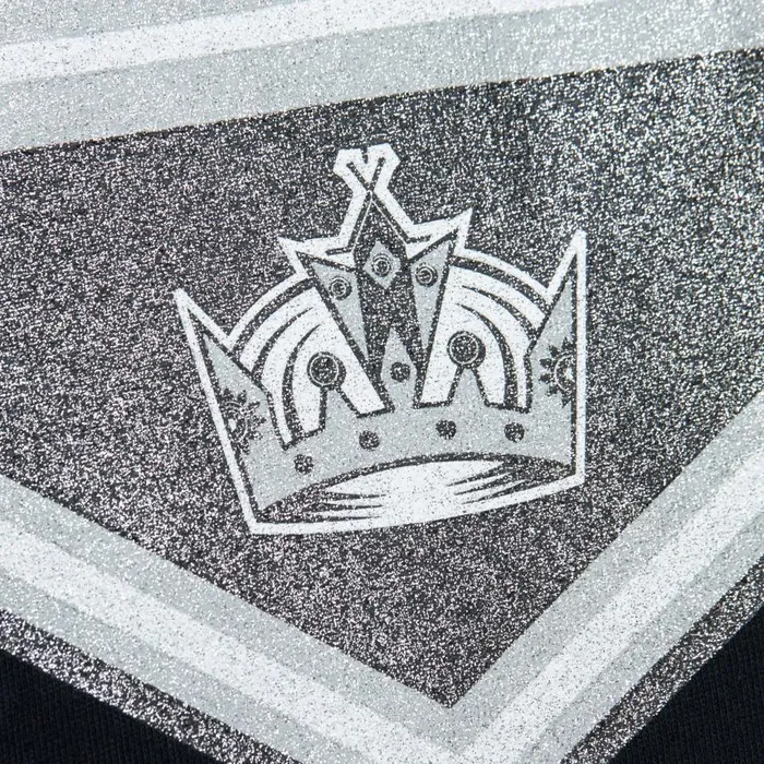 Mitchell and Ness Women039s Glitter Crop Crewneck Los Angeles Kings Women Hoodies and Sweatshirts Mitchell and Ness Women039s Glitter Crop Crewneck Los Angeles Kings Women Hoodies and Sweatshirts
