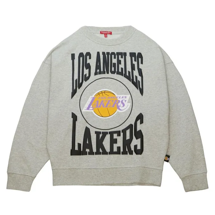 Mitchell and Ness Women039s Logo LT Crew 30 Los Angeles Lakers Women Hoodies and Sweatshirts Mitchell and Ness Women039s Logo LT Crew 30 Los Angeles Lakers Women Hoodies and Sweatshirts