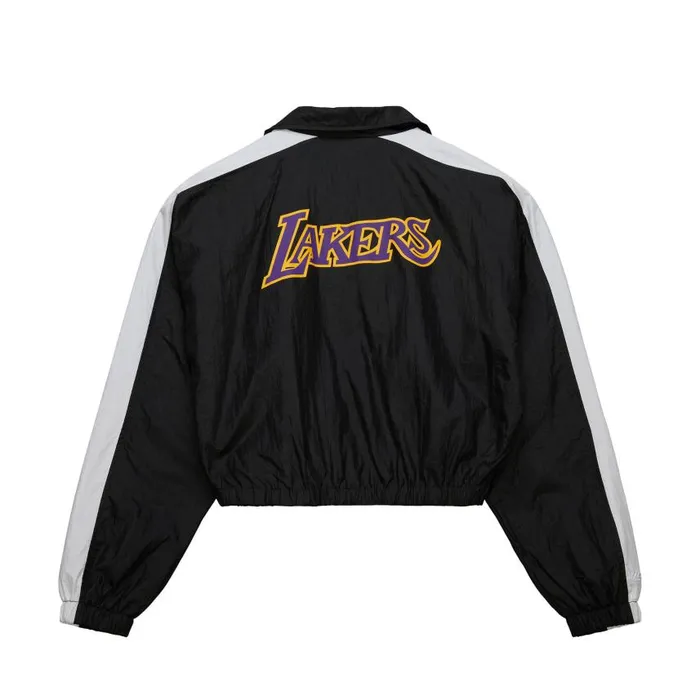 Mitchell and Ness Women039s Nylon Jacket Los Angeles Lakers Women Jackets and Outerwear Mitchell and Ness Women039s Nylon Jacket Los Angeles Lakers Women Jackets and Outerwear