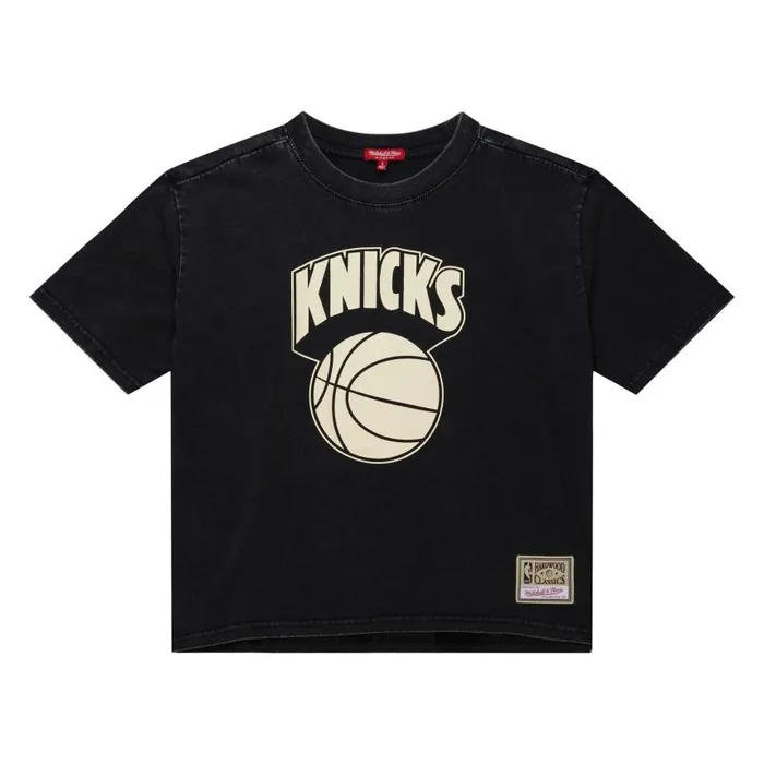 Mitchell and Ness Women039s SS Boxy Crop Tee New York Knicks Women TShirts and Tops Mitchell and Ness Women039s SS Boxy Crop Tee New York Knicks Women TShirts and Tops