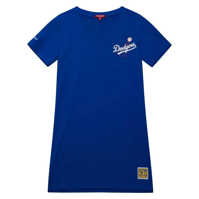 Mitchell and Ness Womens SS Dress Los Angeles Dodgers Women TShirts and Tops
