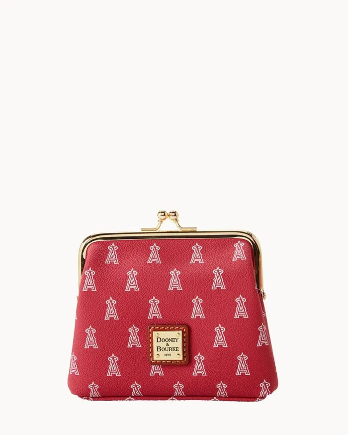 MLB Angels Large Framed Purse Angels Women Dooney and Bourke Wallets