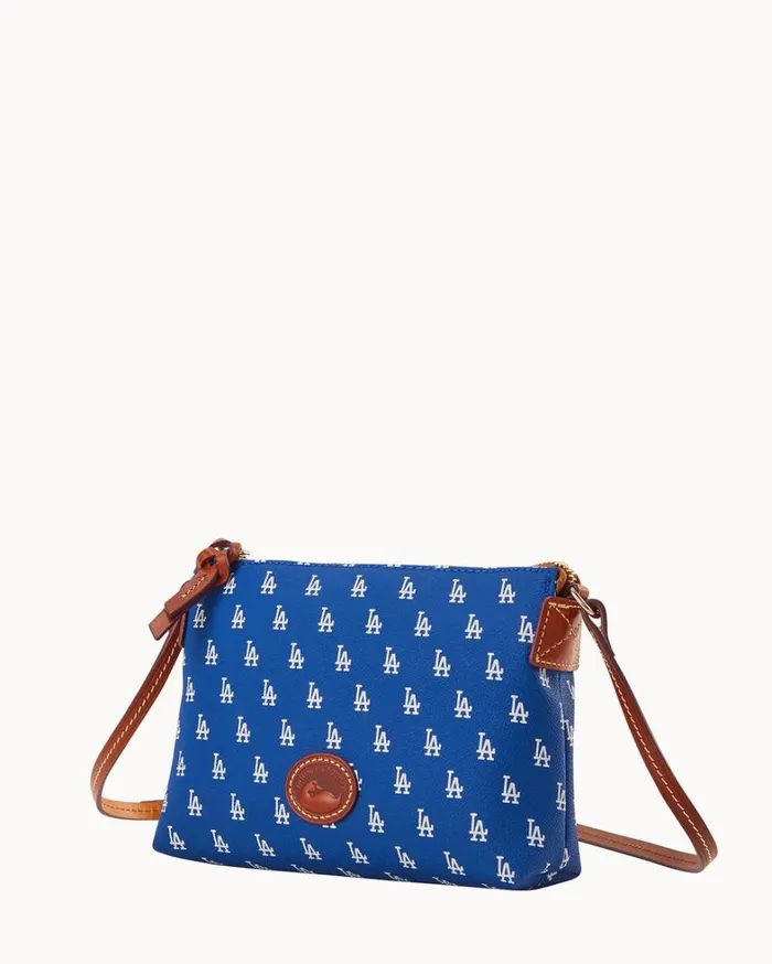MLB Dodgers Crossbody Pouchette Dodgers Women Dooney and Bourke Crossbodies MLB Dodgers Crossbody Pouchette Dodgers Women Dooney and Bourke Crossbodies