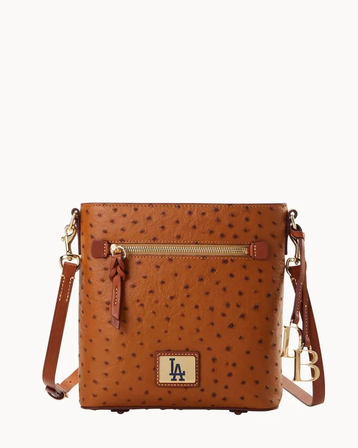 MLB Dodgers Zip Crossbody Dodgers Women Dooney and Bourke Crossbodies