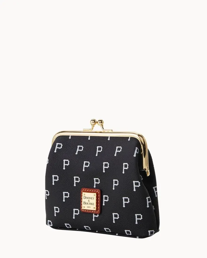 MLB Pirates Large Framed Purse Pirates Women Dooney and Bourke Wallets MLB Pirates Large Framed Purse Pirates Women Dooney and Bourke Wallets