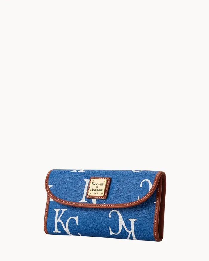 MLB Royals Continental Clutch Royals Women Dooney and Bourke Wallets MLB Royals Continental Clutch Royals Women Dooney and Bourke Wallets