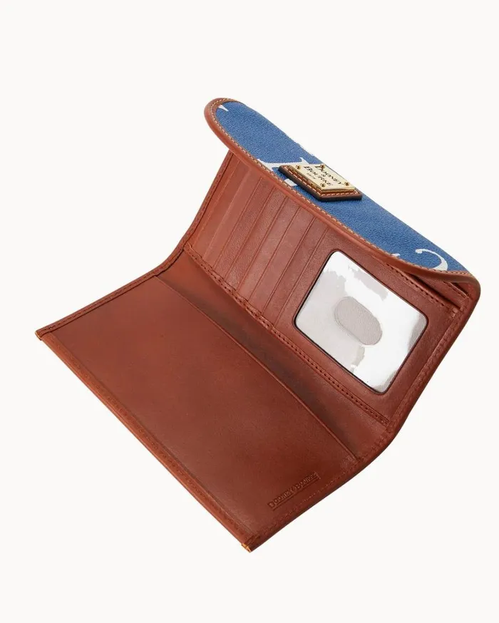 MLB Royals Continental Clutch Royals Women Dooney and Bourke Wallets MLB Royals Continental Clutch Royals Women Dooney and Bourke Wallets