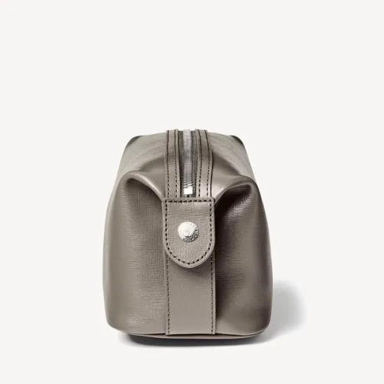 Mount Street Washbag Charcoal Saffiano Men Aspinal Of London Wash Bags