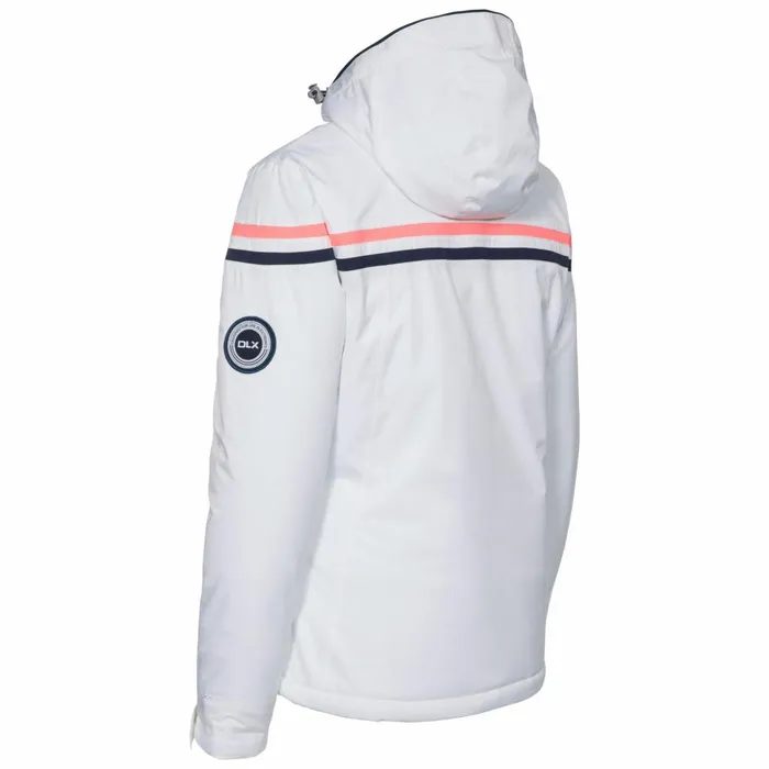 Natasha DLX RECCO Waterproof Ski Jacket White Women Trespass Ski Jackets