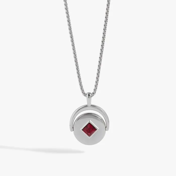Necklaces Women Alex And Ani January Birthstone And Flower Flip Charm Necklace Stainless Steel Gold