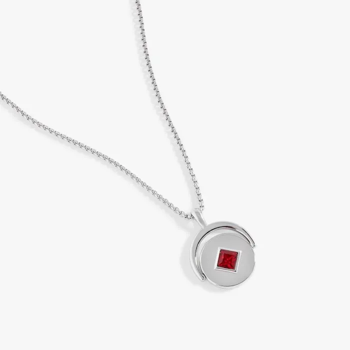 Necklaces Women Alex And Ani January Birthstone And Flower Flip Charm Necklace Stainless Steel Gold