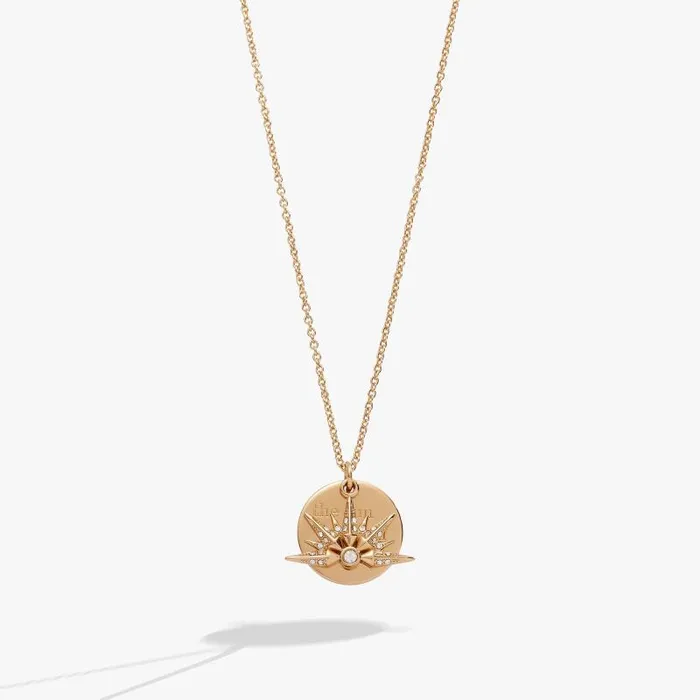Necklaces Women Alex And Ani The Sun Will Rise Duo Charm Pendant Necklace Gold