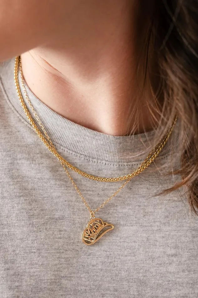 Necklaces Women Alex And Ani Wheat Chain Charm and Layering Necklace Stainless Steel Gold