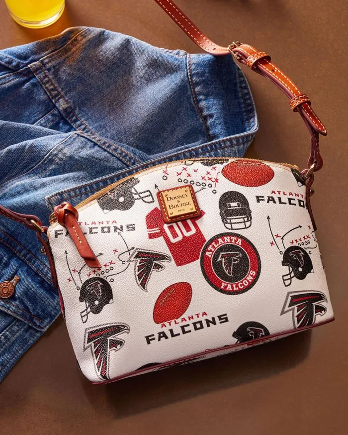 NFL Falcons Suki Crossbody Falcons Women Dooney and Bourke Crossbodies NFL Falcons Suki Crossbody Falcons Women Dooney and Bourke Crossbodies