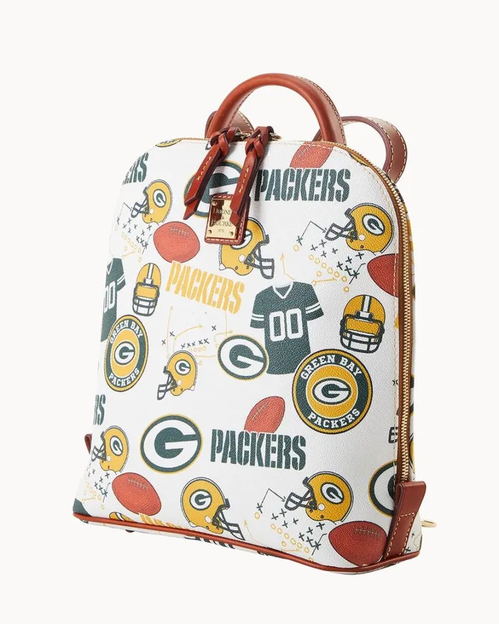 NFL Packers Zip Pod Backpack Packers Women Dooney and Bourke Backpacks NFL Packers Zip Pod Backpack Packers Women Dooney and Bourke Backpacks