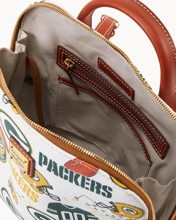 NFL Packers Zip Pod Backpack Packers Women Dooney and Bourke Backpacks NFL Packers Zip Pod Backpack Packers Women Dooney and Bourke Backpacks