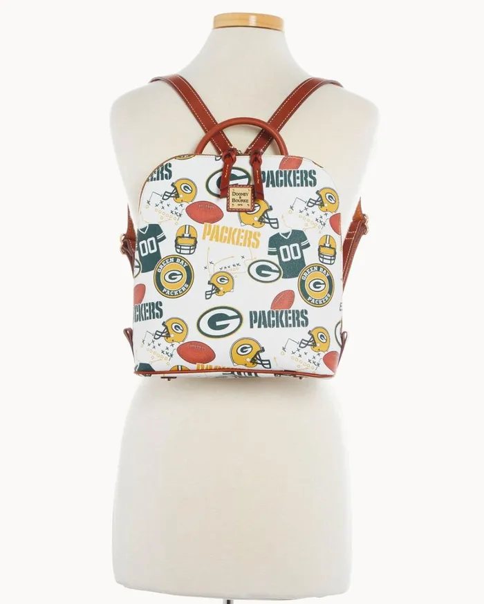 NFL Packers Zip Pod Backpack Packers Women Dooney and Bourke Backpacks NFL Packers Zip Pod Backpack Packers Women Dooney and Bourke Backpacks