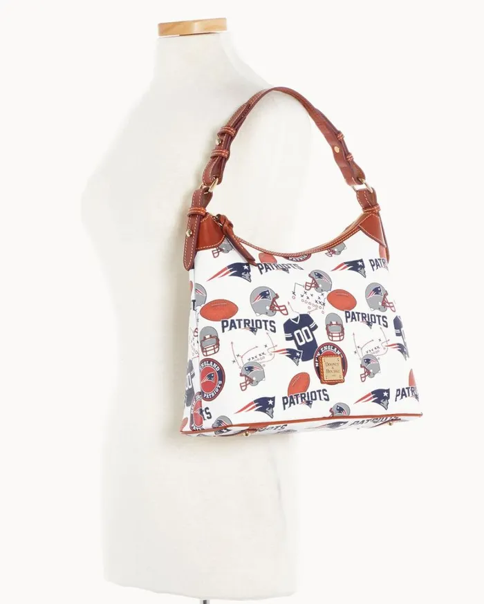 NFL Patriots Hobo Patriots Women Dooney and Bourke Shoulder Bags NFL Patriots Hobo Patriots Women Dooney and Bourke Shoulder Bags