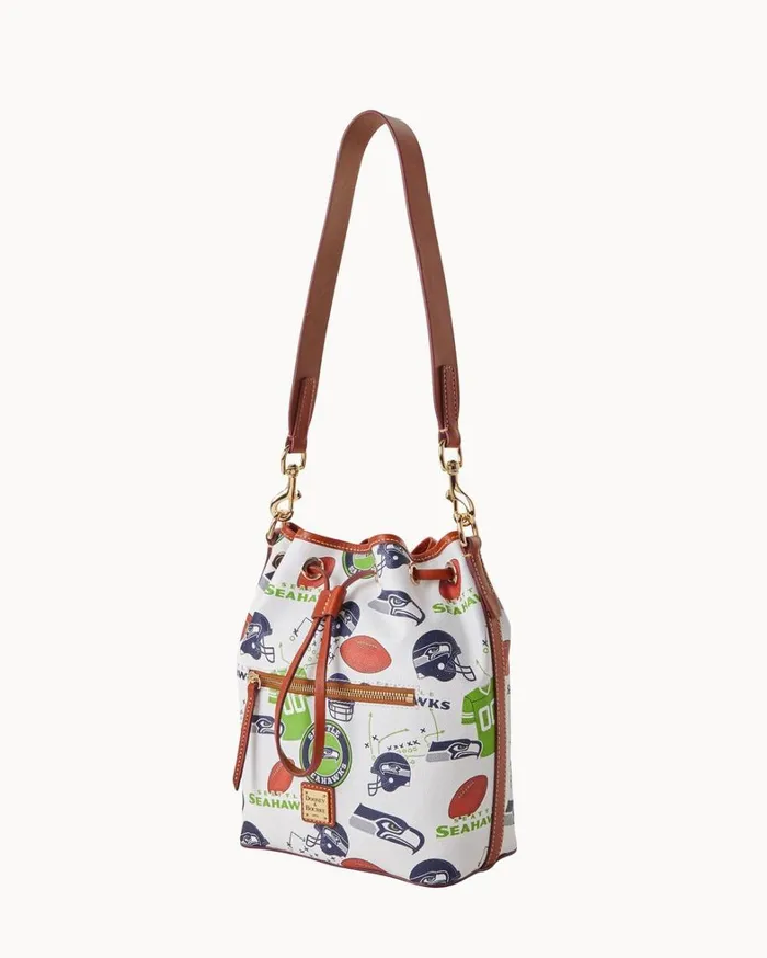 NFL Seahawks Drawstring Seahawks Women Dooney and Bourke Shoulder Bags NFL Seahawks Drawstring Seahawks Women Dooney and Bourke Shoulder Bags