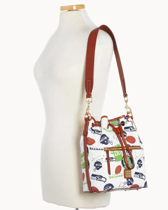 NFL Seahawks Drawstring Seahawks Women Dooney and Bourke Shoulder Bags NFL Seahawks Drawstring Seahawks Women Dooney and Bourke Shoulder Bags