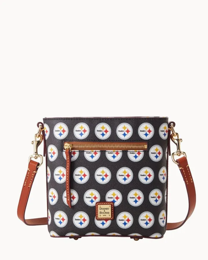NFL Steelers Small Zip Crossbody Steelers Women Dooney and Bourke Crossbodies NFL Steelers Small Zip Crossbody Steelers Women Dooney and Bourke Crossbodies