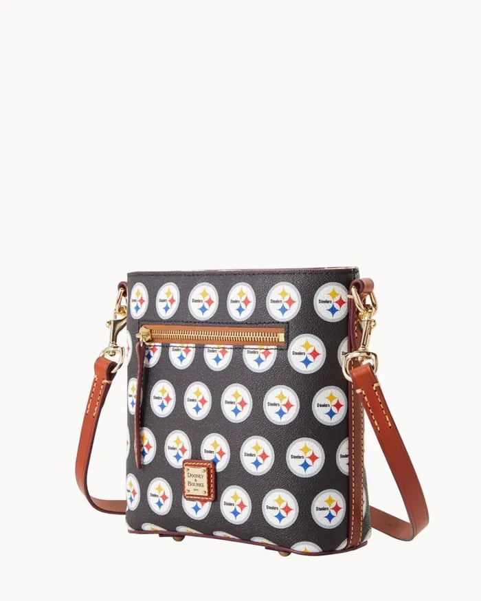 NFL Steelers Small Zip Crossbody Steelers Women Dooney and Bourke Crossbodies NFL Steelers Small Zip Crossbody Steelers Women Dooney and Bourke Crossbodies
