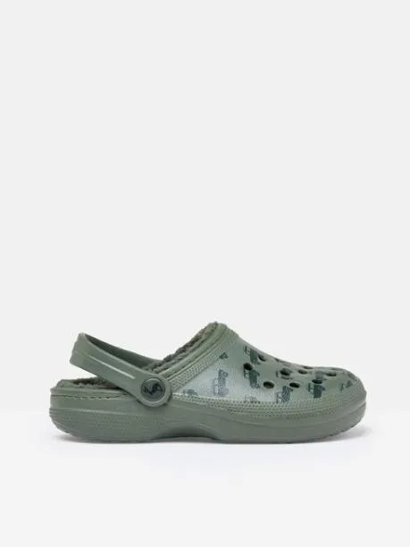 Nightwear Boys Joules Khaki Green Clogs