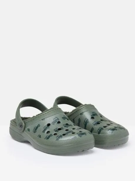 Nightwear Boys Joules Khaki Green Clogs