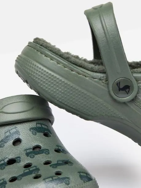 Nightwear Boys Joules Khaki Green Clogs
