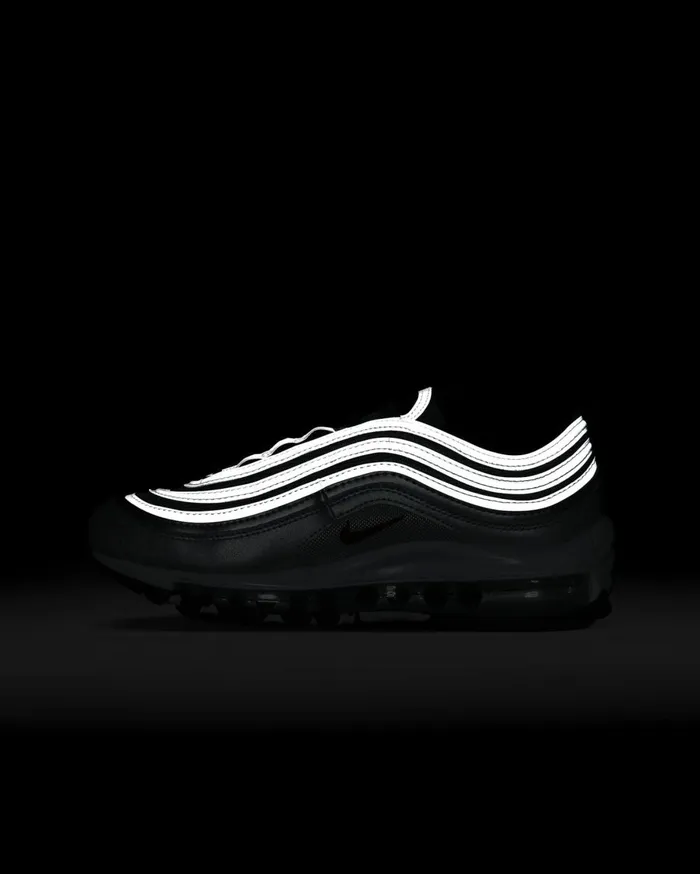 Older Kids 7 8211 15 Years Kids Nike Air Max 97 Metallic Silverwhitevarsity Red