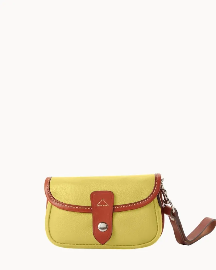 Oncour Twist Flap Wristlet Butter Women Dooney and Bourke Wallets