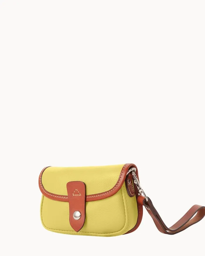 Oncour Twist Flap Wristlet Butter Women Dooney and Bourke Wallets Oncour Twist Flap Wristlet Butter Women Dooney and Bourke Wallets