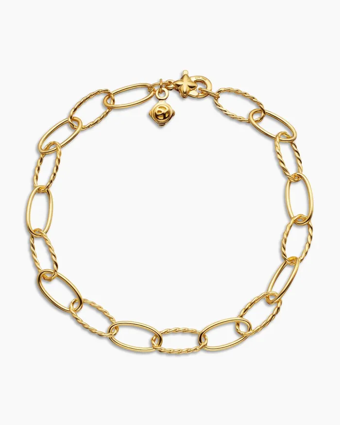 Oval Link Bracelet In 18K Yellow Gold 113mm Women David Yurman Chain Oval Link Bracelet In 18K Yellow Gold 113mm Women David Yurman Chain