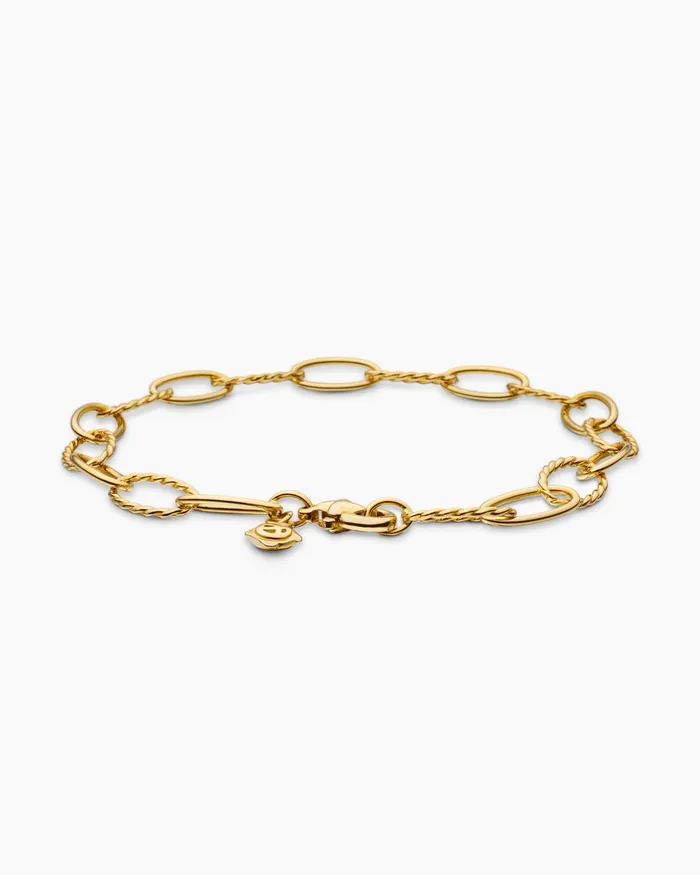 Oval Link Bracelet In 18K Yellow Gold 113mm Women David Yurman Chain Oval Link Bracelet In 18K Yellow Gold 113mm Women David Yurman Chain