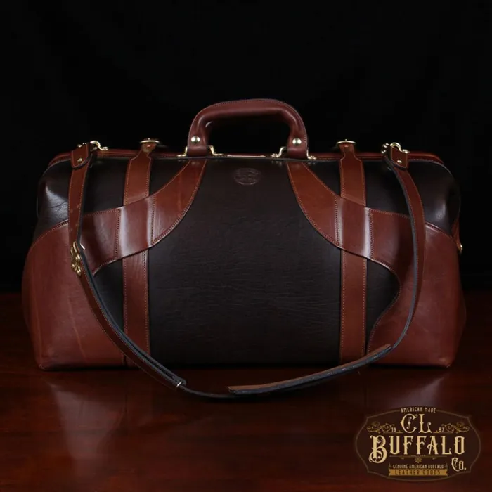 Packs and Bags Men Orvis American Buffalo Travel Grip Bag Tobacco
