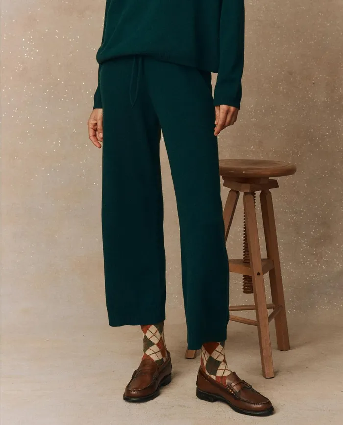 Pants Women The Great The Cashmere Lantern Pant Alpine