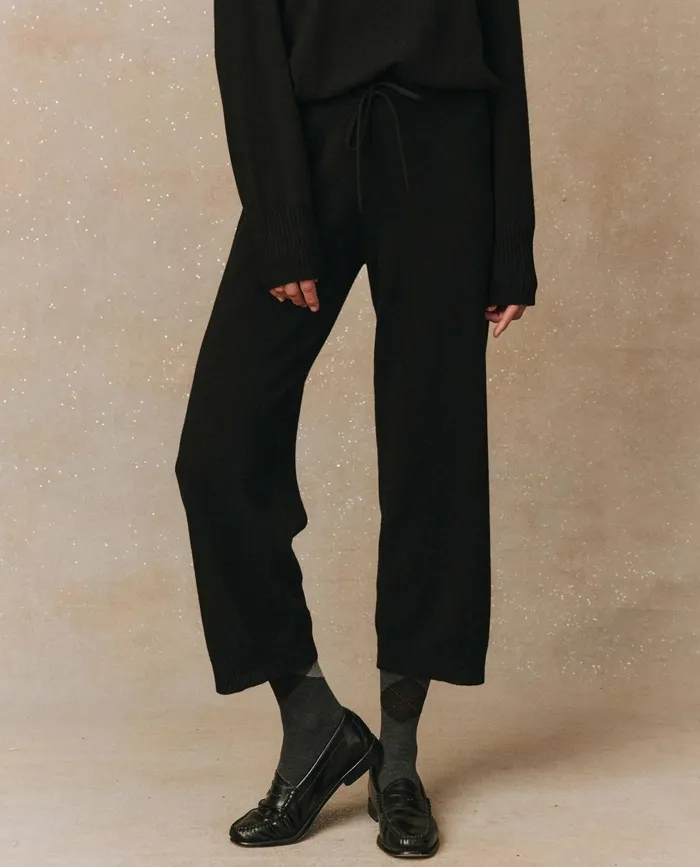 Pants Women The Great The Cashmere Lantern Pant Black