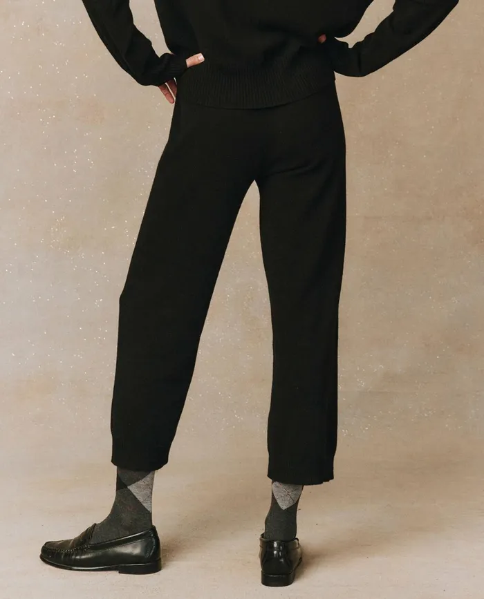 Pants Women The Great The Cashmere Lantern Pant Black Pants Women The Great The Cashmere Lantern Pant Black