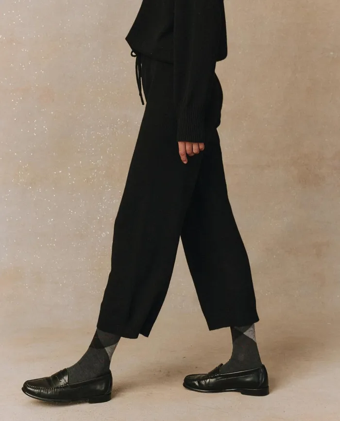 Pants Women The Great The Cashmere Lantern Pant Black Pants Women The Great The Cashmere Lantern Pant Black