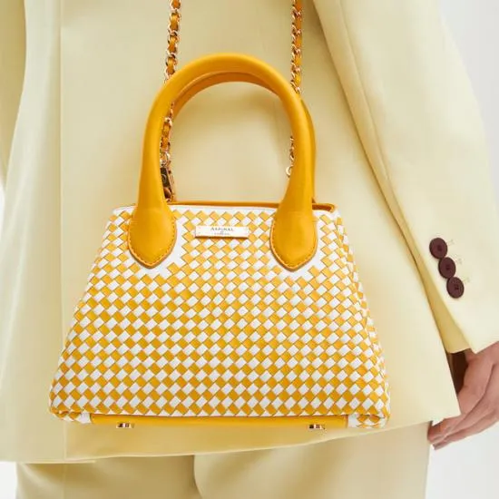 Paris Bag Daisy Woven Leather Women Aspinal Of London Woven Leather