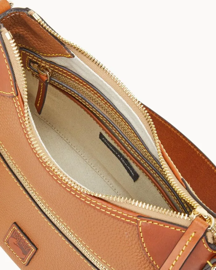 Pebble Grain Small Hobo Caramel Women Dooney and Bourke Mini Bags Pebble Grain Small Hobo Caramel Women Dooney and Bourke Mini Bags