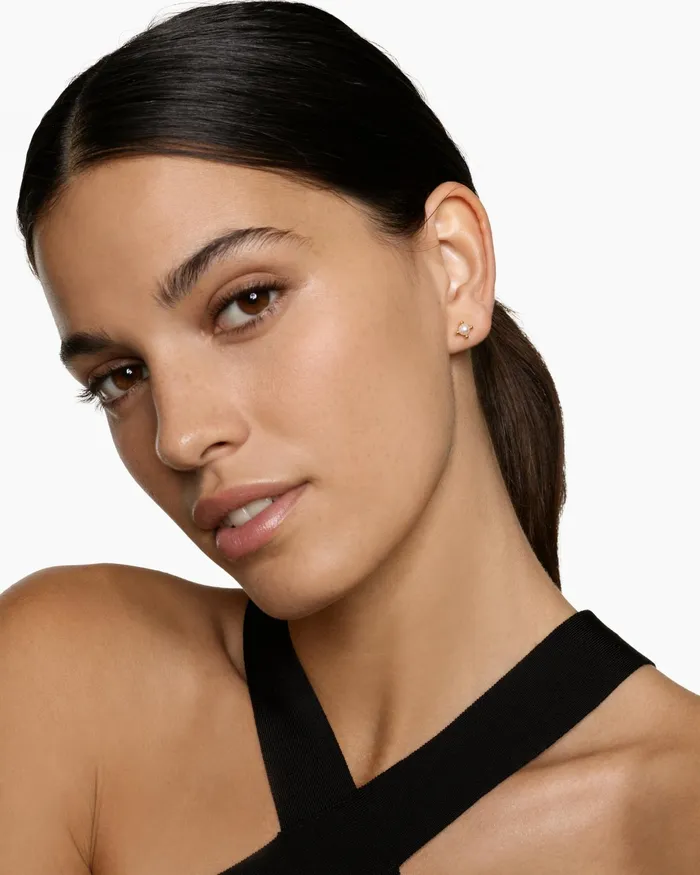 Petite Modern Renaissance Pearl Stud Earrings In 18K Yellow Gold 55mm Women David Yurman Stud Petite Modern Renaissance Pearl Stud Earrings In 18K Yellow Gold 55mm Women David Yurman Stud