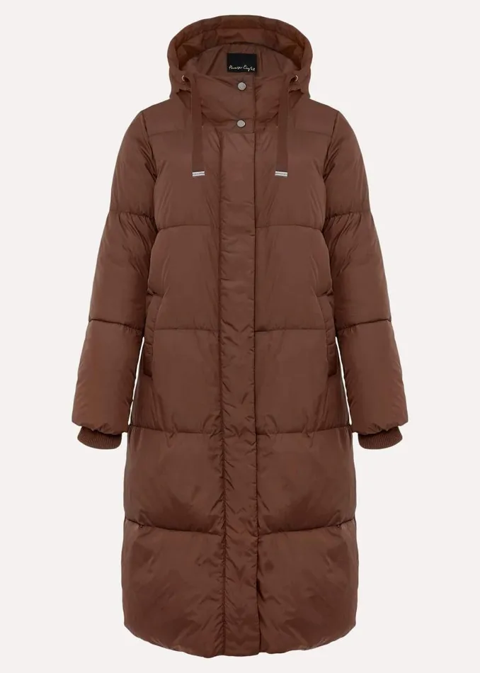 Phase Eight Coats Shona Midi Quilted Puffer Coat Truffle 8211 Women