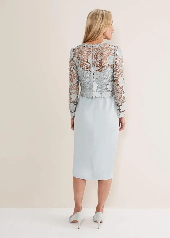 Phase Eight Dresses Adeline Double Layer Dress Eau De Nil 8211 Women
