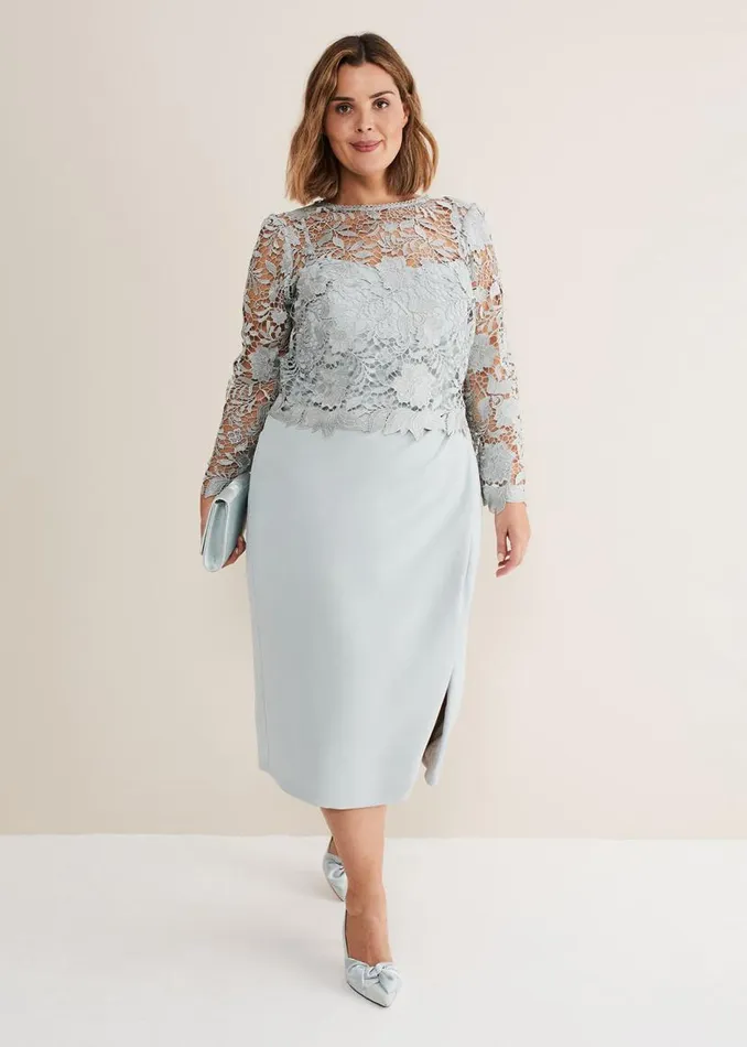 Phase Eight Dresses Adeline Double Layer Dress Eau De Nil 8211 Women