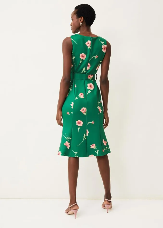 Phase Eight Dresses Anais Scuba Dress Jade 8211 Women