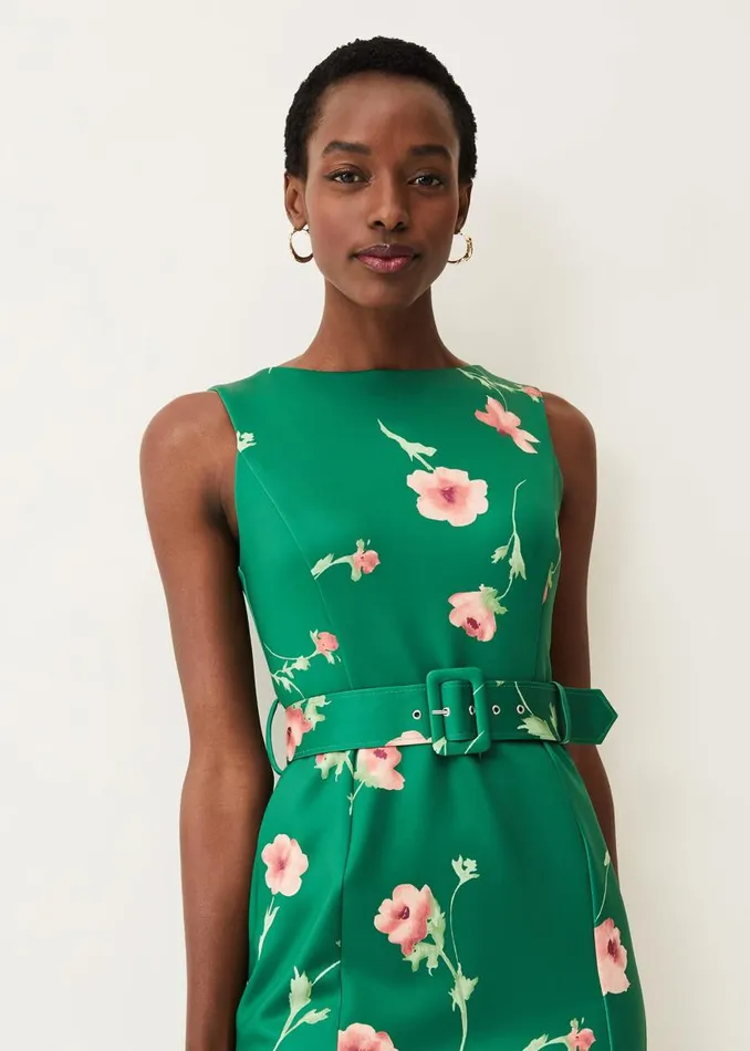 Phase Eight Dresses Anais Scuba Dress Jade 8211 Women