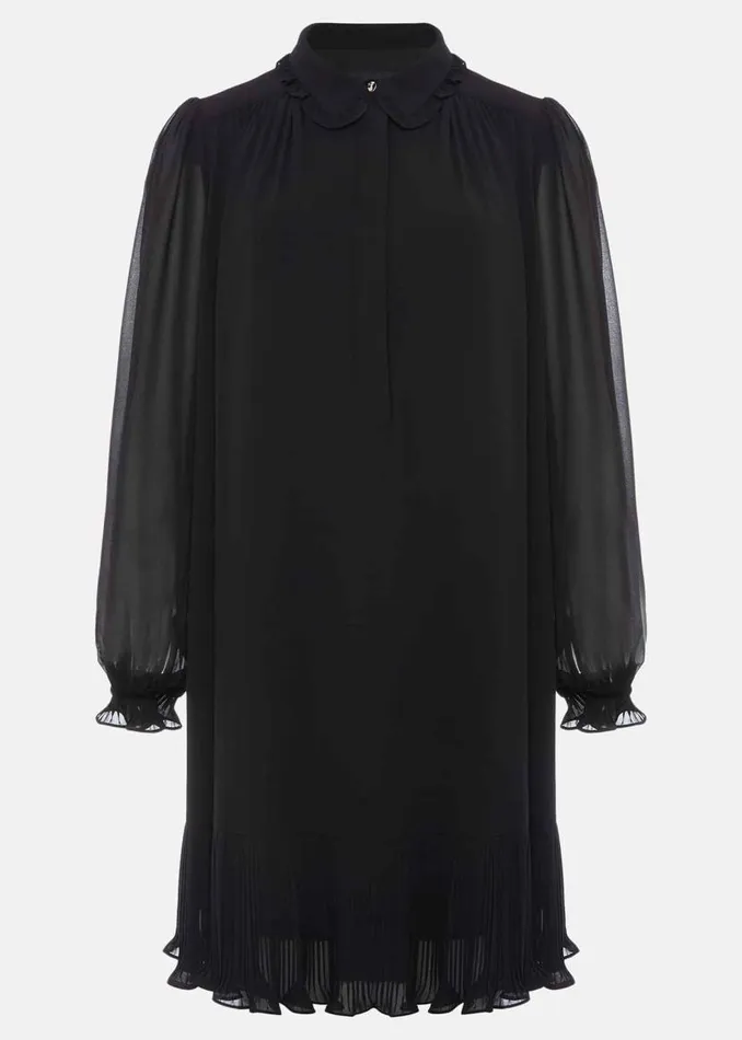 Phase Eight Dresses April Pleat Dress Black 8211 Women