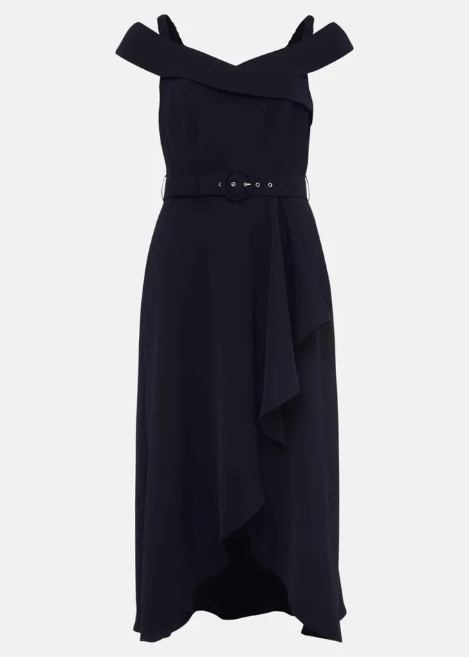 Phase Eight Dresses Ashleigh Bardot Dress Navy 8211 Women