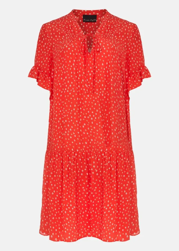 Phase Eight Dresses Cassia Print Swing Dress Red 8211 Women